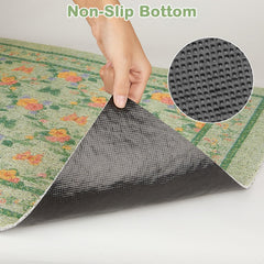 Unicorn Catcher mat features non-slip bottom to stay put during use.