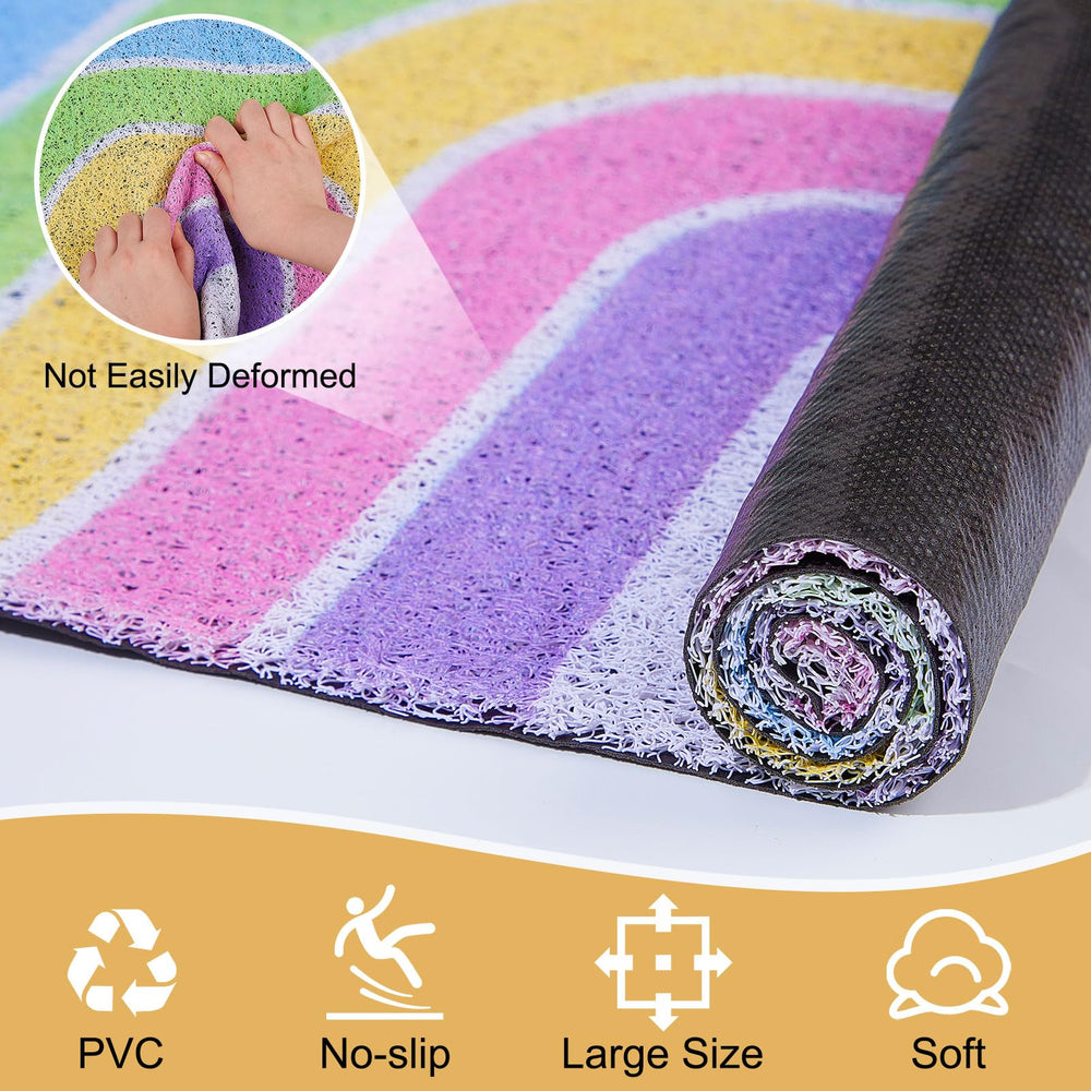 Unicorn Catcher soft PVC loop texture feels gentle on paws during use.