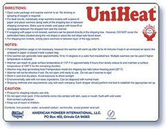 Uniheat heat pack provides stable warmth for live insects and reptiles en route