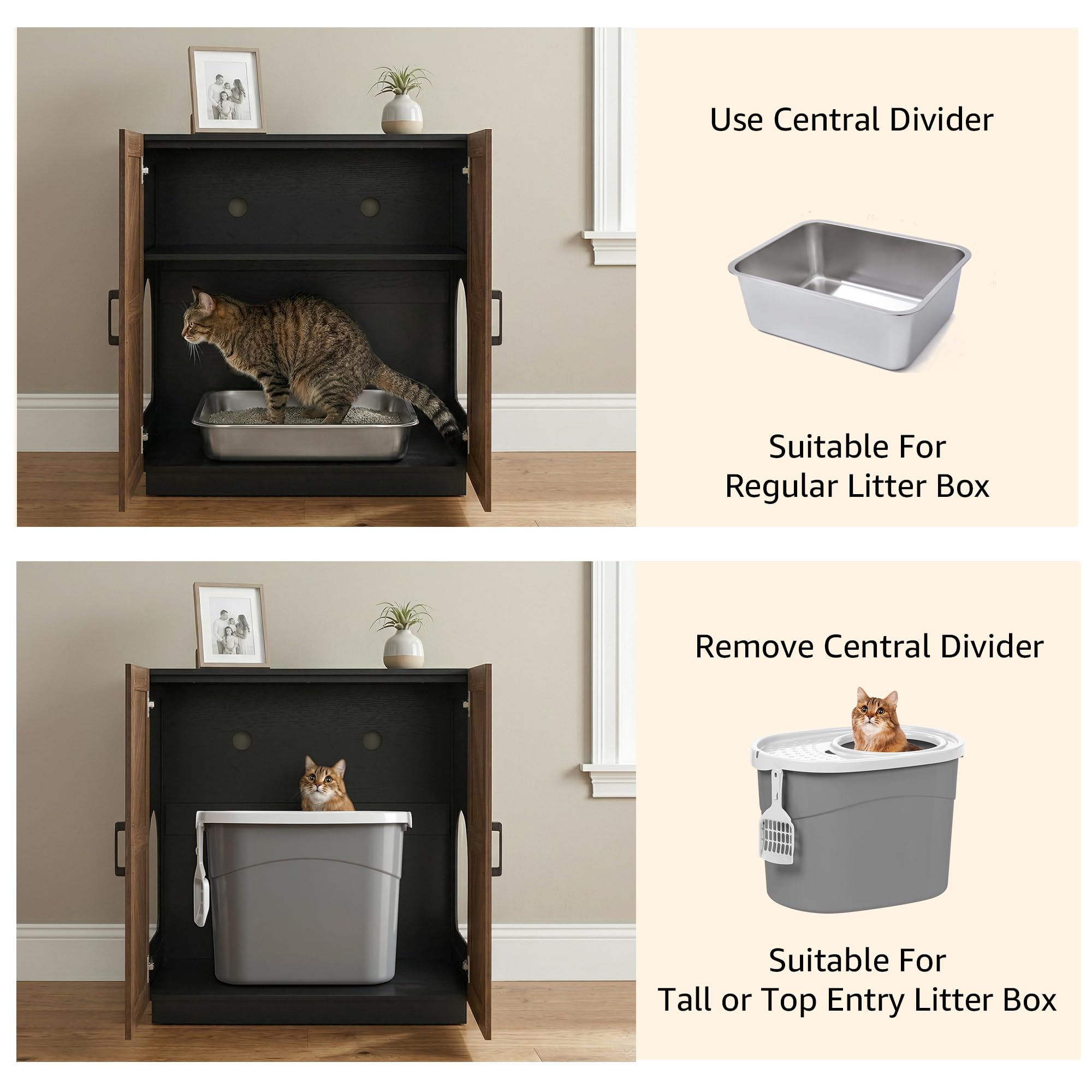 unipaws top surface used as side table with decor items