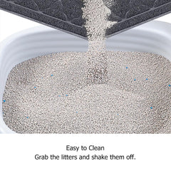 Unipaws Cat Washroom-friendly design protects floors with a waterproof bottom layer
