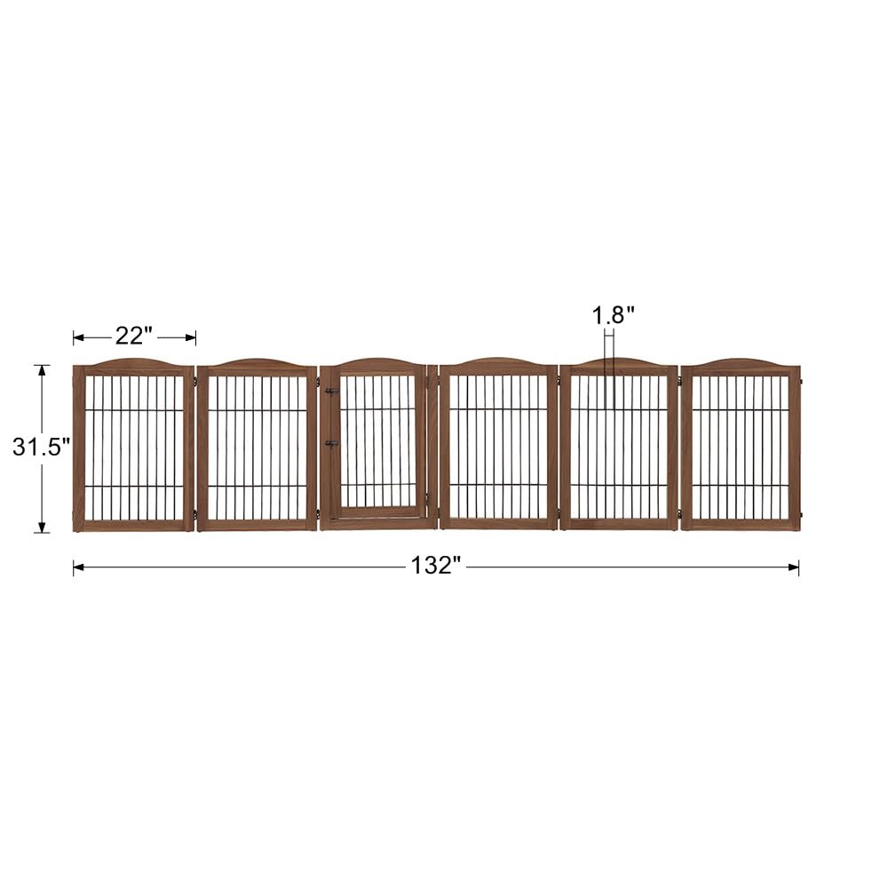 Unipaws gate with four support feet for extra stability.