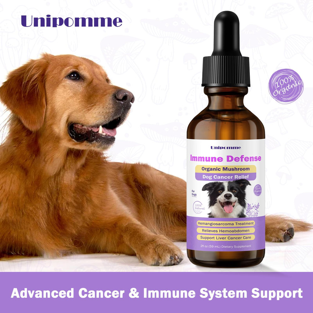 Unipomme easy-to-administer liquid shown for dosing convenience.