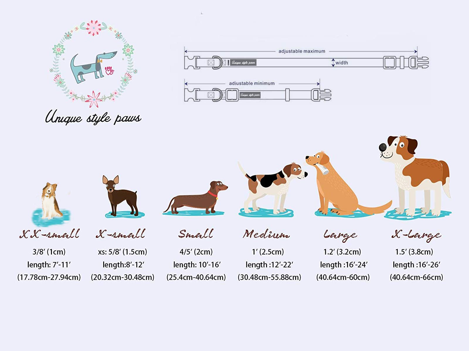Unique Style Paws cotton fabric provides soft, skin-friendly feel
