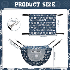 Unittype plaid-pattern cat hammock adds warmth and style to home decor