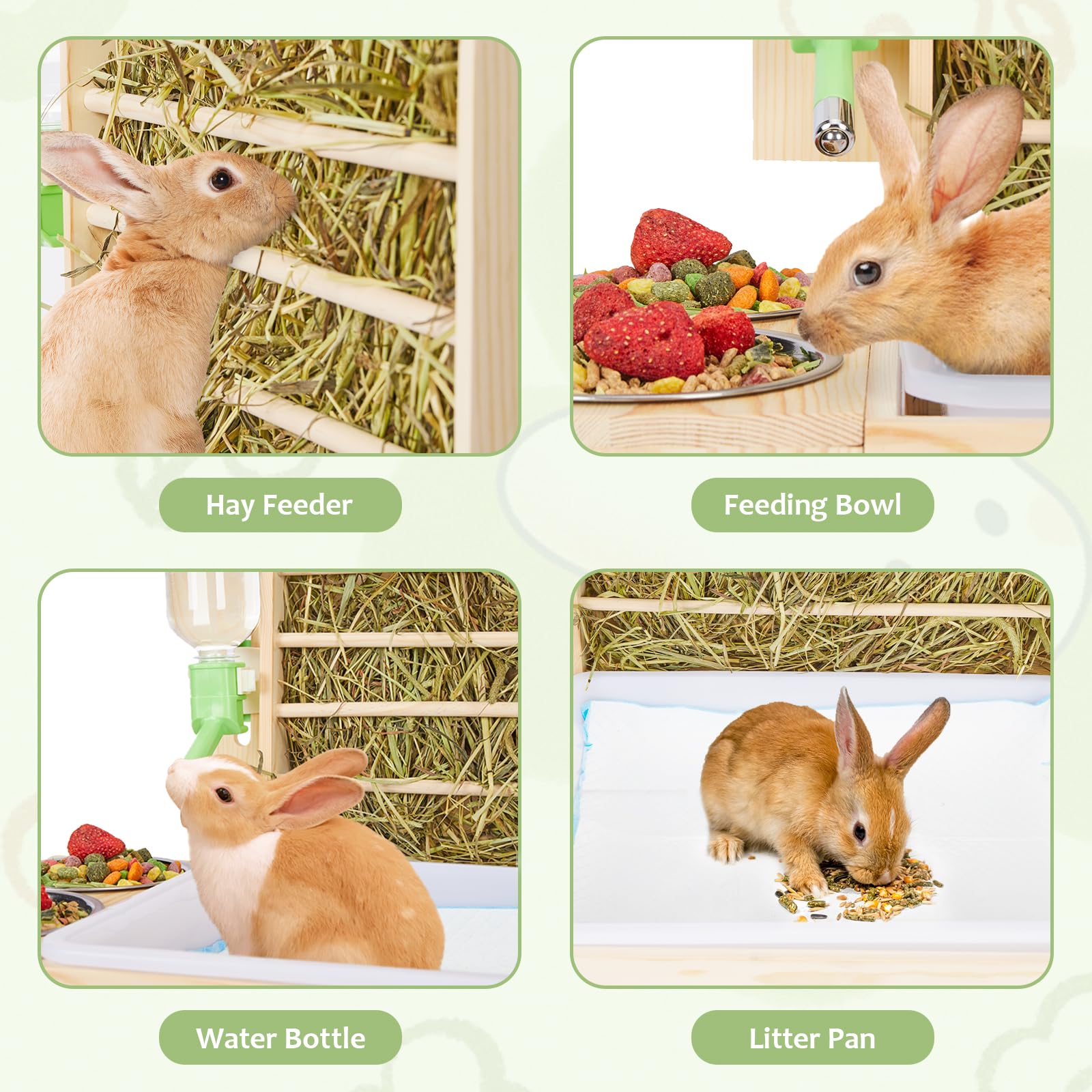 UNMOONY carrot toy included adds gentle enrichment