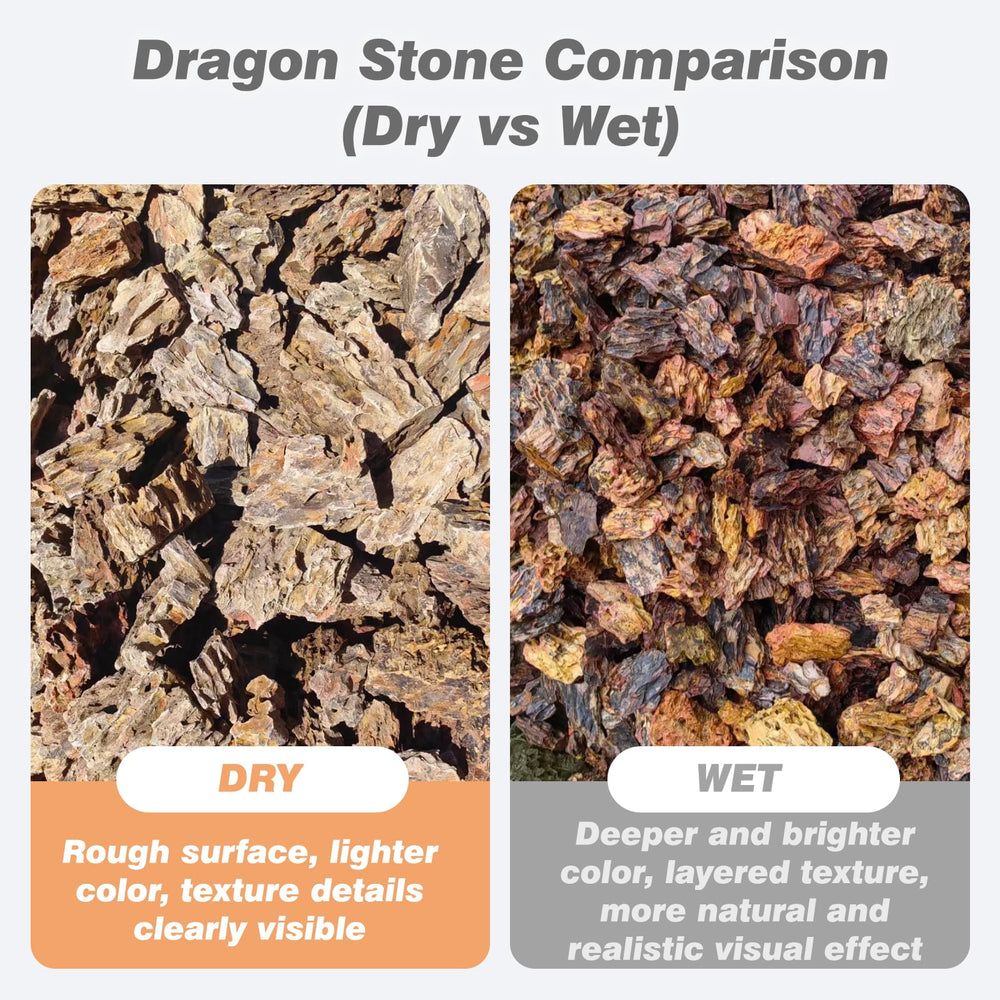 Unocho Dragon Stone Rocks terrarium decoration and landscape accents.
