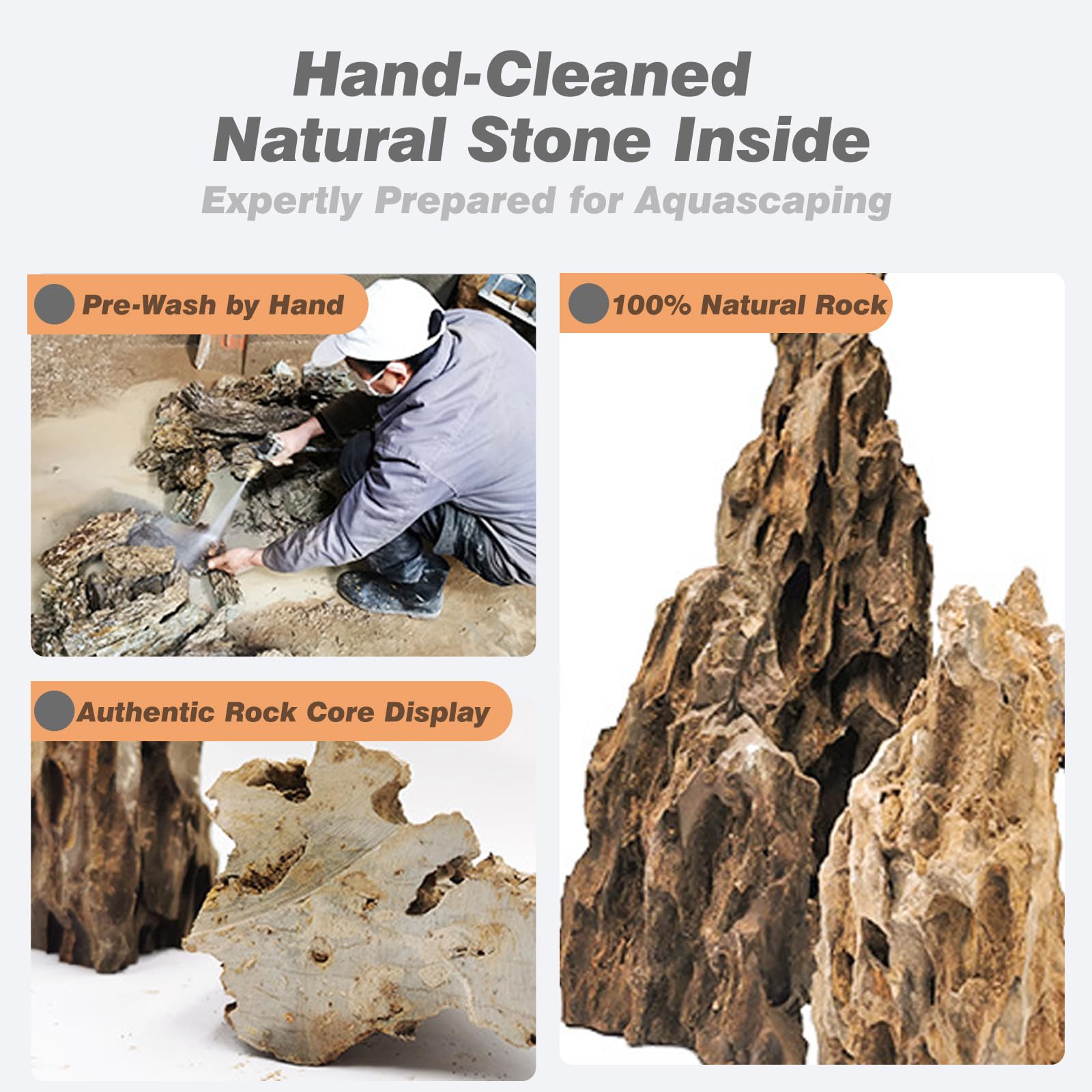 Unocho Dragon Stone substrate-friendly decor for plants and creatures