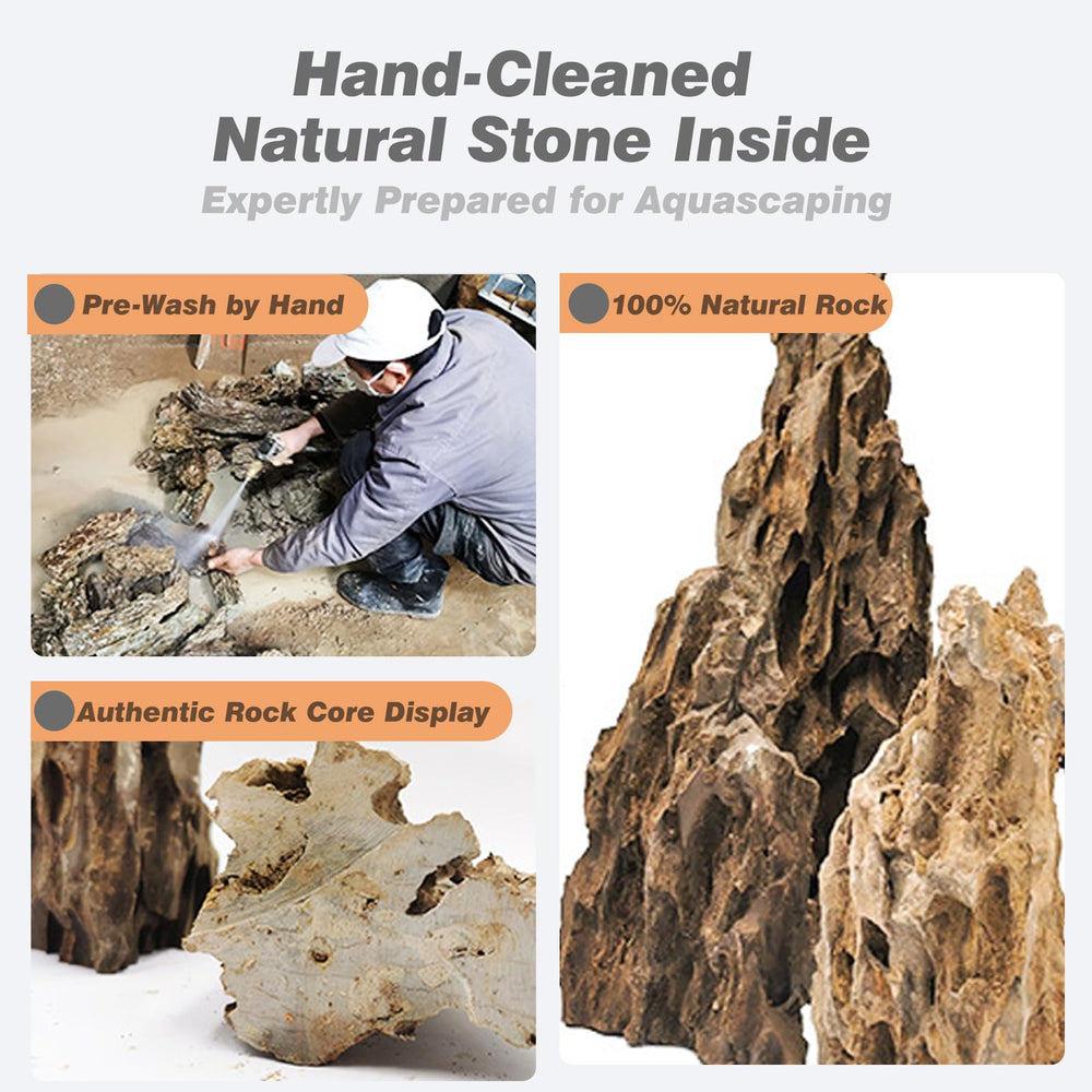 Unocho Dragon Stone substrate-friendly decor for plants and creatures