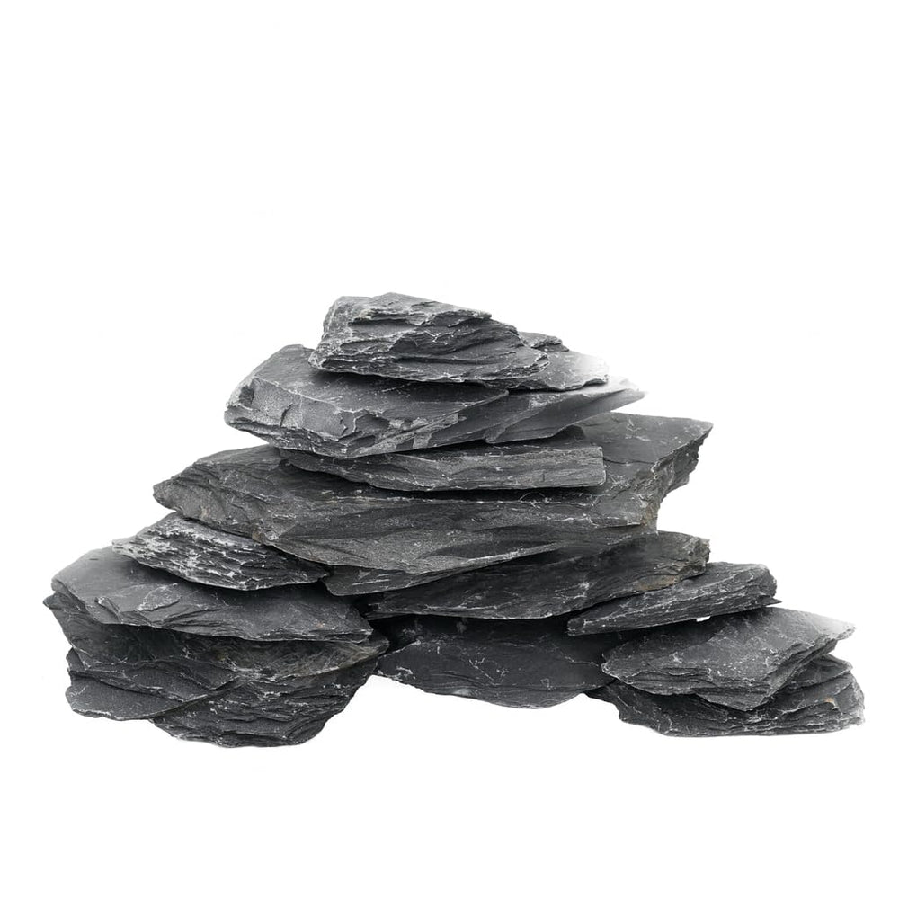 Unocho slate basking platform rock offers a natural basking spot for reptiles and turtles.