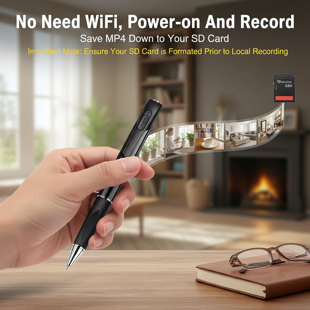 Unohoe pen camera remote-viewing app enables real-time monitoring from anywhere.
