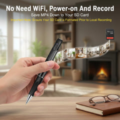 Unohoe pen camera remote-viewing app enables real-time monitoring from anywhere.