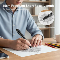 Unohoe pen camera writing-pen design blends with a desk while recording.