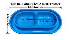 UOBALASE Ant Away Bowl blue close-up of durable, food-grade material