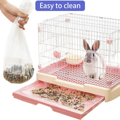 upcessory toilet film for small animals enabling sanitary cleanup