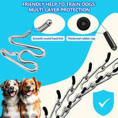 UPDOPEF rust-proof and waterproof stainless steel dog collar for daily adventures