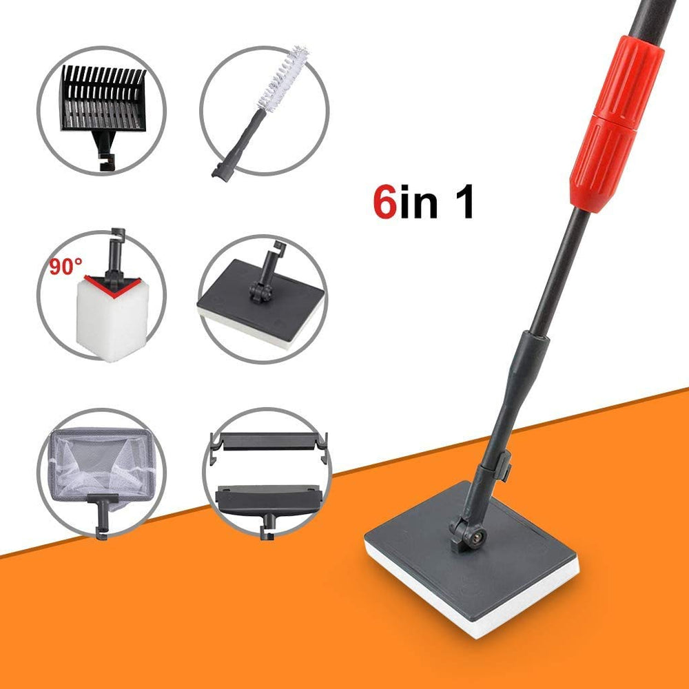 UPETTOOLS adjustable handle extends up to 3.2 feet for tall tanks