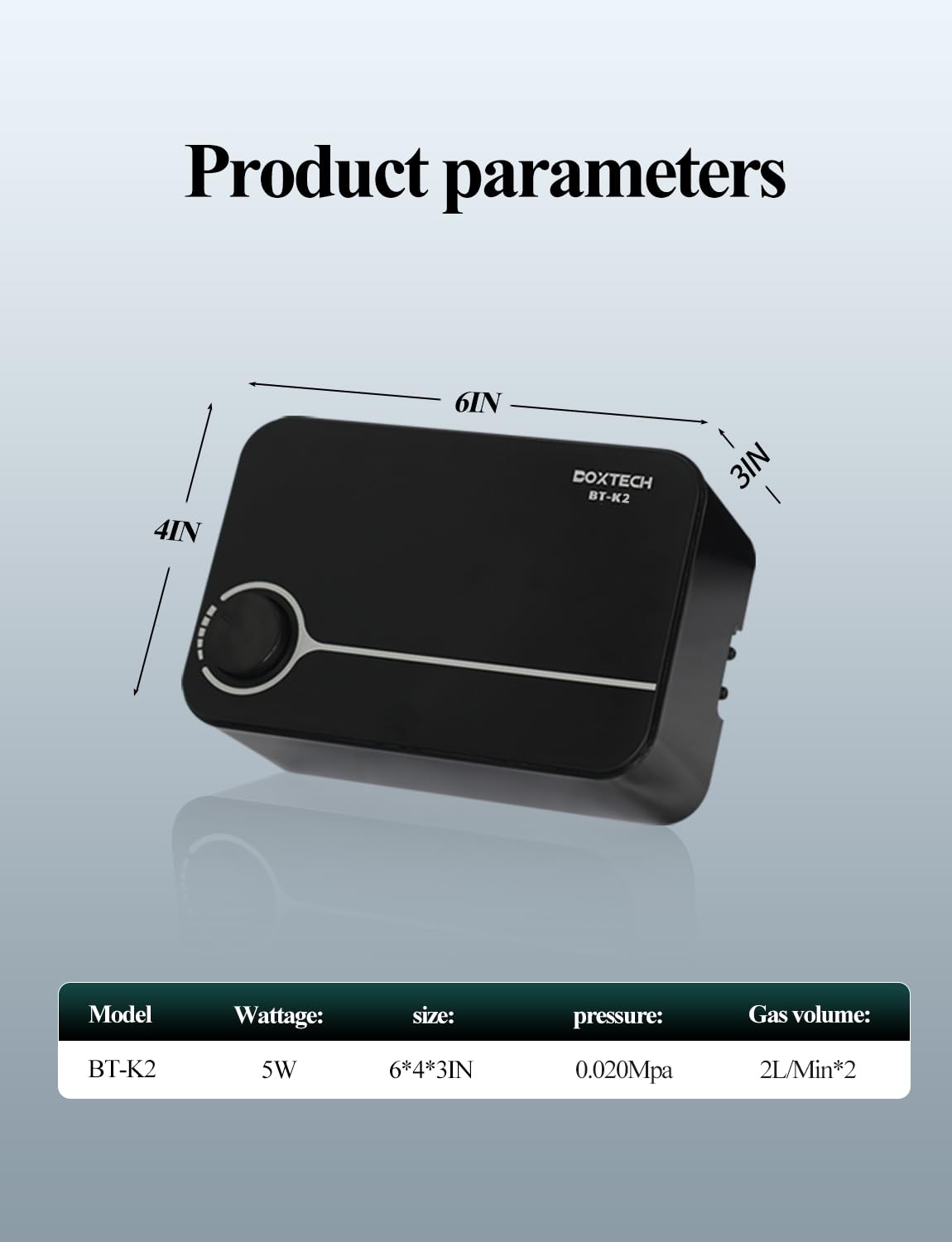 UPETTOOLS packaging includes only the aquarium air pump for quick use.