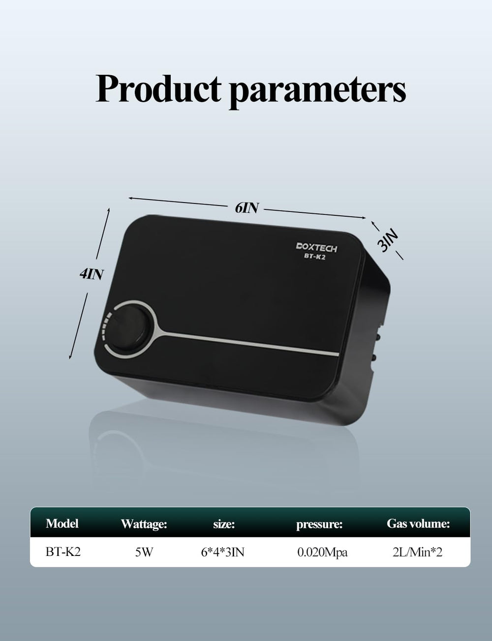 UPETTOOLS packaging includes only the aquarium air pump for quick use.