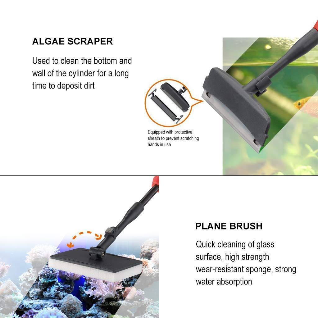 UPETTOOLS right-angle brush rotates 180 degrees to reach tight corners