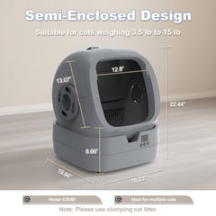 UPFAS litter box with quiet operation supports a calm home.