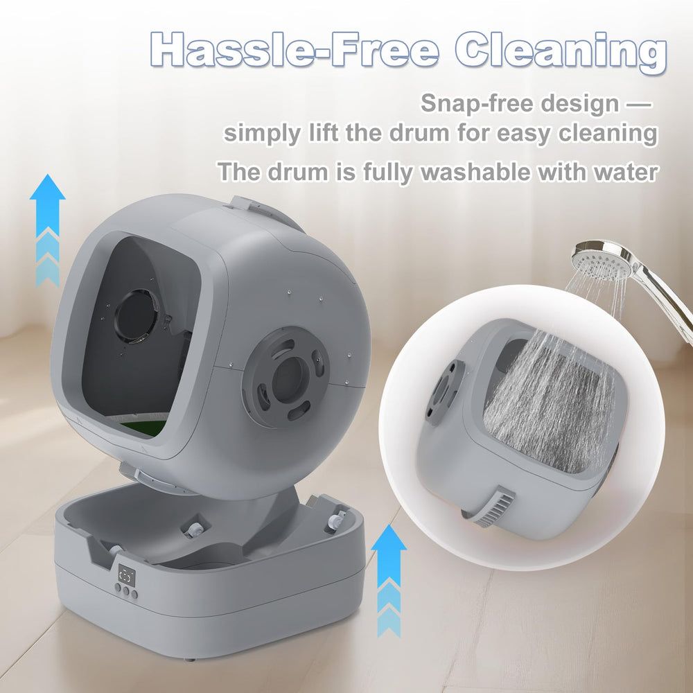 UPFAS drum is removable and washable for easy cleaning.