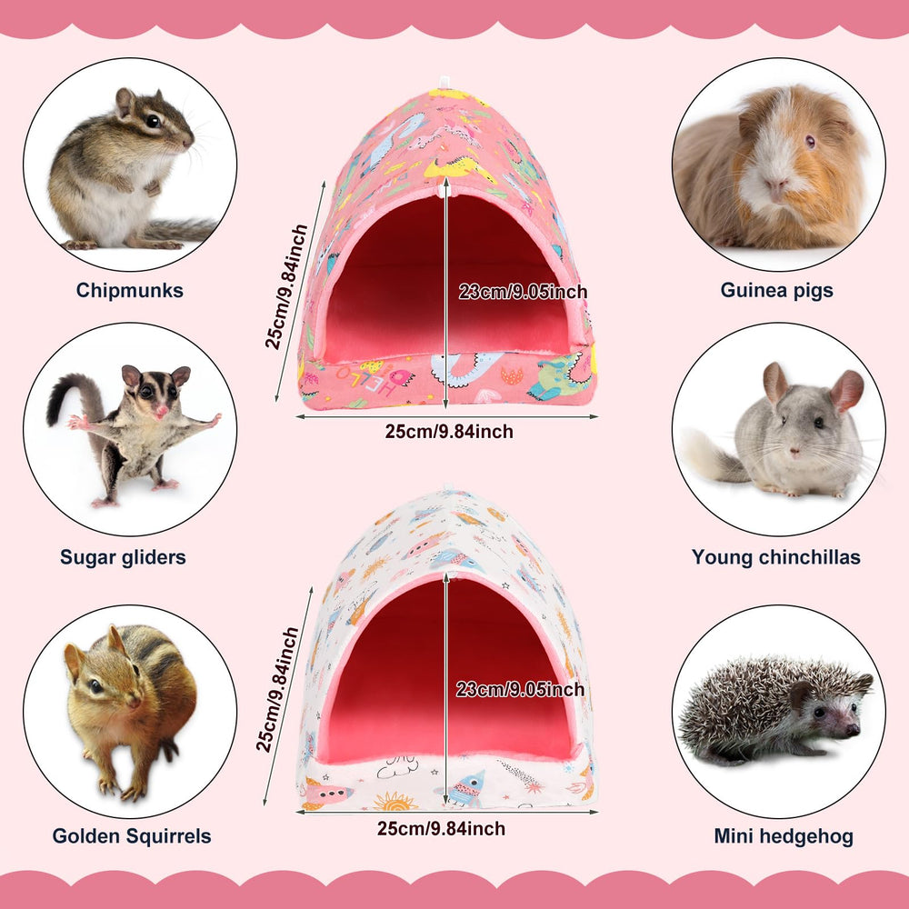 UPINS small animal bed with non-slip bottom for secure placement