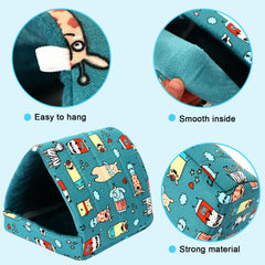 UPINS guinea pig bed non-slip bottom keeps the nest in place during movement.