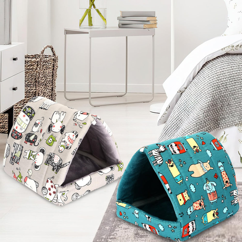 UPINS guinea pig bed measures 25 cm for compact habitats and versatility.