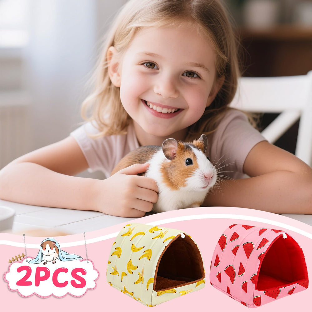 UPINS guinea pig bed fabric close-up shows soft plush comfort