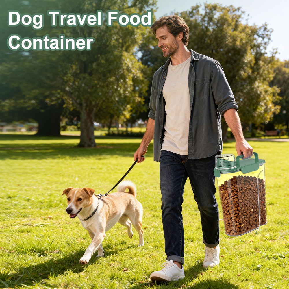 Uppetly airtight lid keeps pet food odors in while blocking pests.