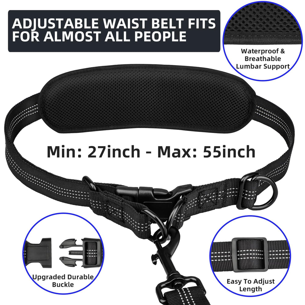 Uppetly padded waist belt cushions your back for long, comfortable walks.