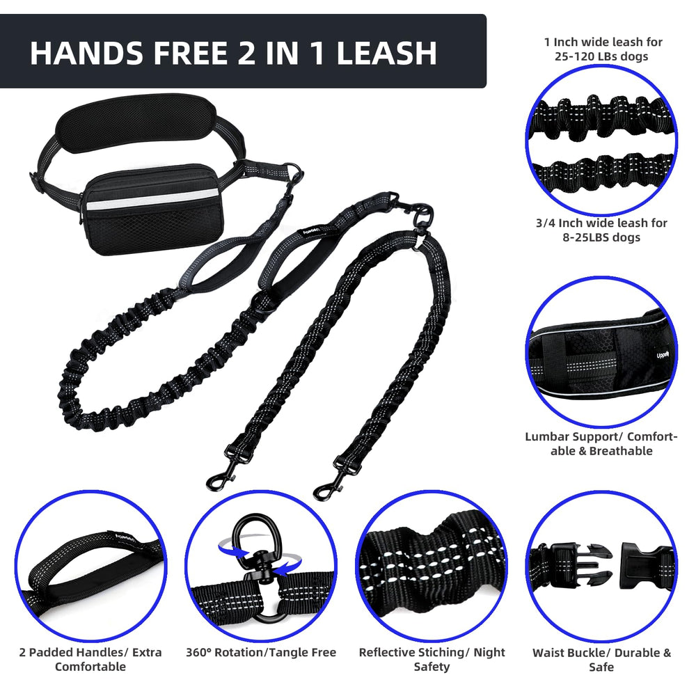 Uppetly reflective elastic rope enhances visibility for night walks