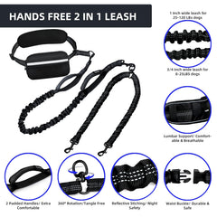 Uppetly reflective elastic rope enhances visibility for night walks