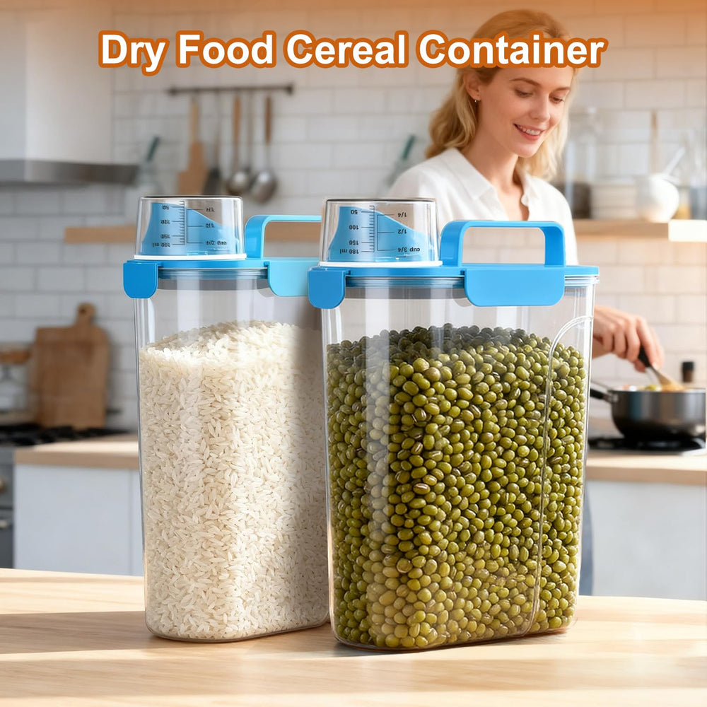 Slim space-saving design fits pantries and cabinets.