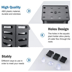 Close-up of odorless ABS material used in Uprony plant holders.