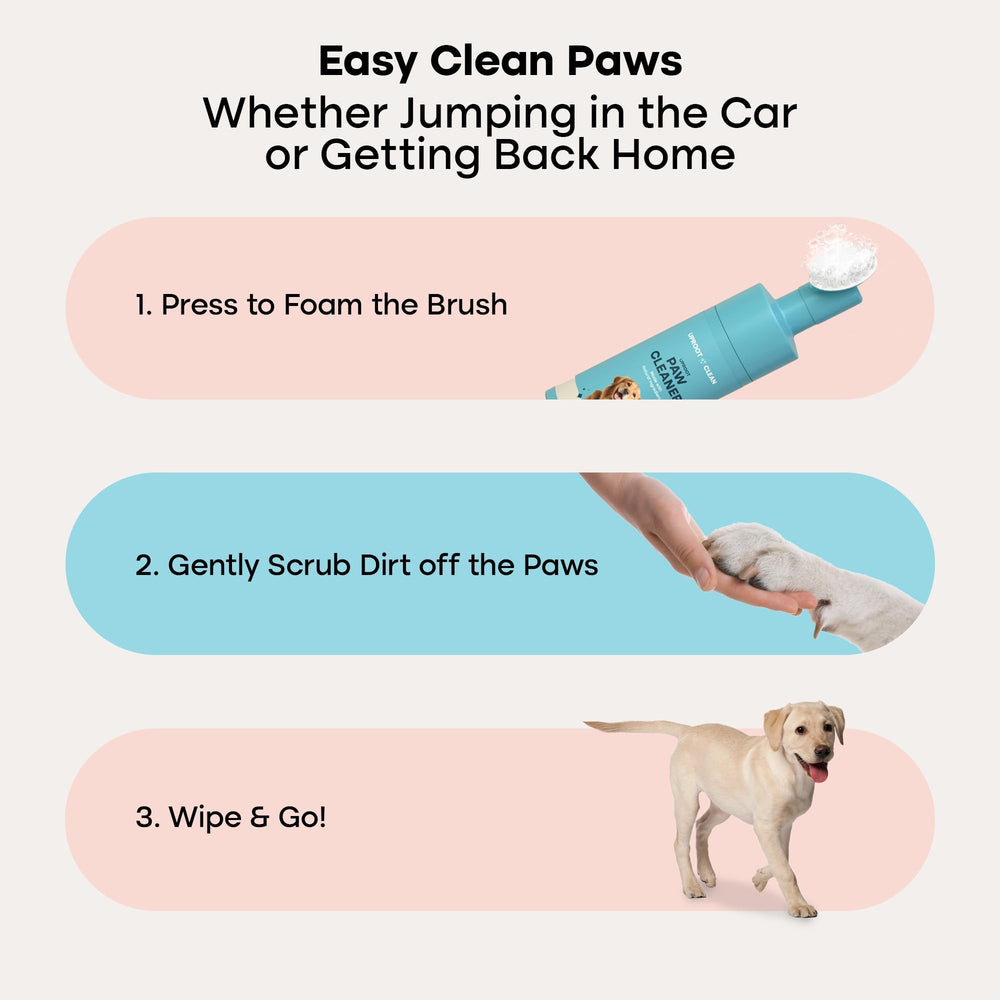 Uproot Clean hypoallergenic formula designed for sensitive paws and safe cleaning.