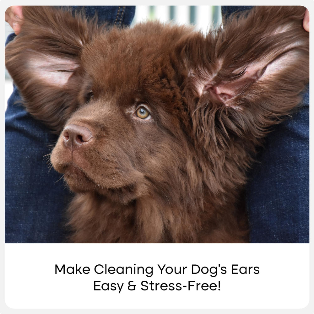 Uproot Clean finger wipe cleans hard-to-reach ear areas easily.