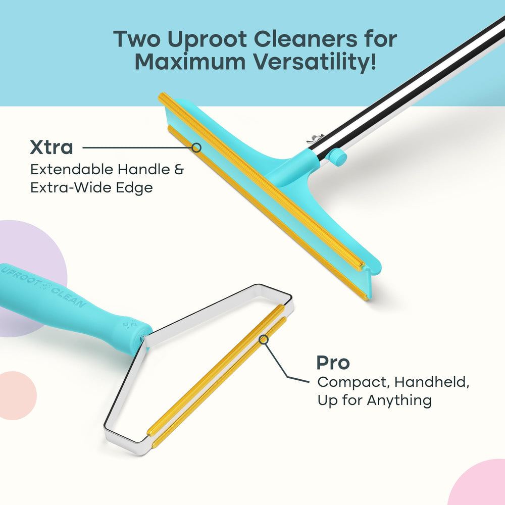 Uproot Clean multi-fabric edges clean delicate fabrics without damage.