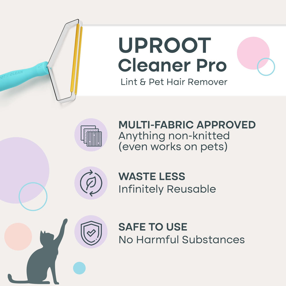 Uproot Clean Pro reusable design saves waste and money over time.