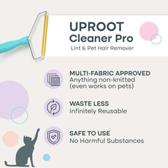 Uproot Clean Pro reusable design saves waste and money over time.