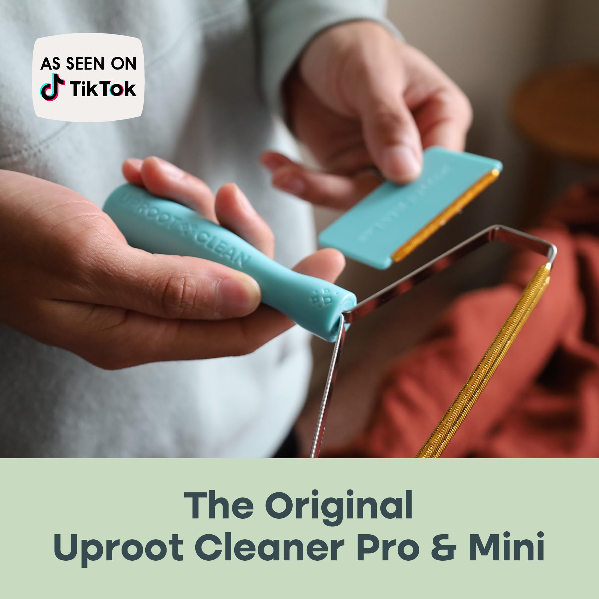 Uproot Cleaner Pro edge design protecting delicate fabrics during use