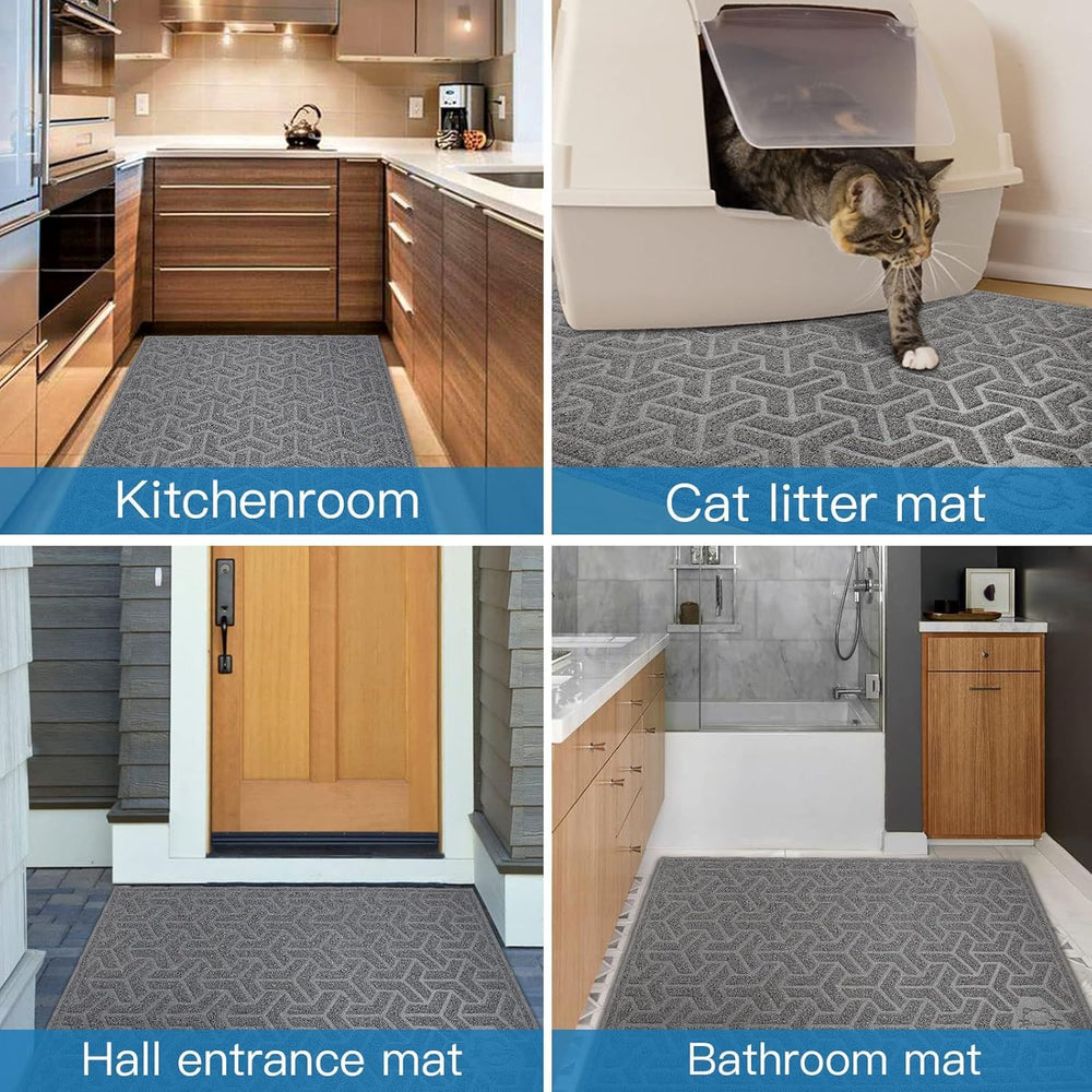 UPSKY cat litter mat doubles as a multi-use entryway mat.