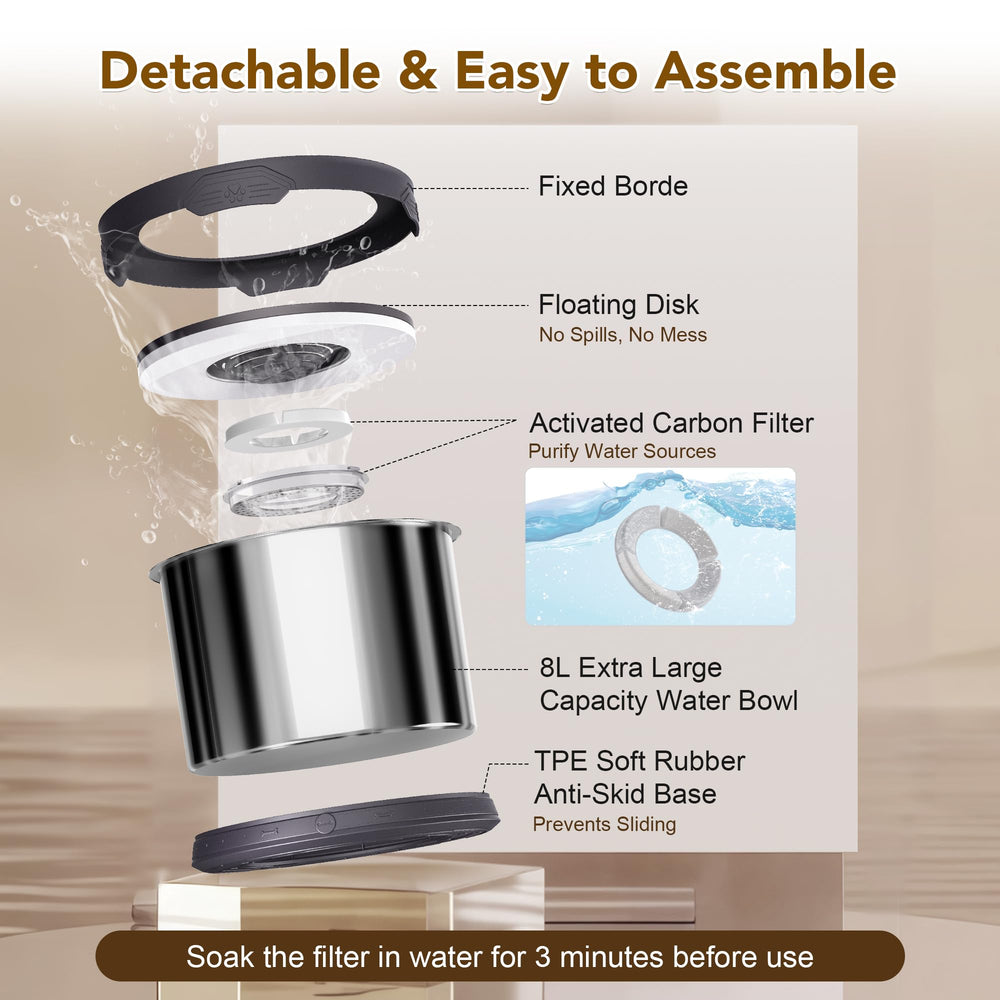 Upssky gray stainless-steel bowl provides durable daily use.
