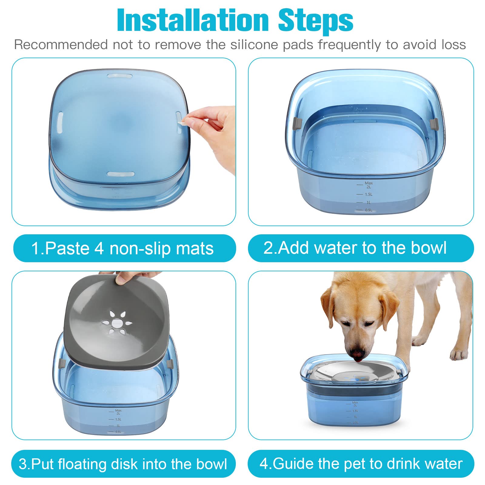 UPSKY removable floating disk simplifies cleaning and maintenance