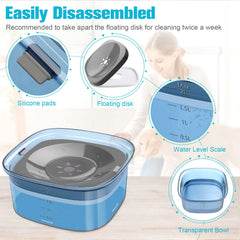 UPSKY slow-drinking disk reduces splashes for neater feeding