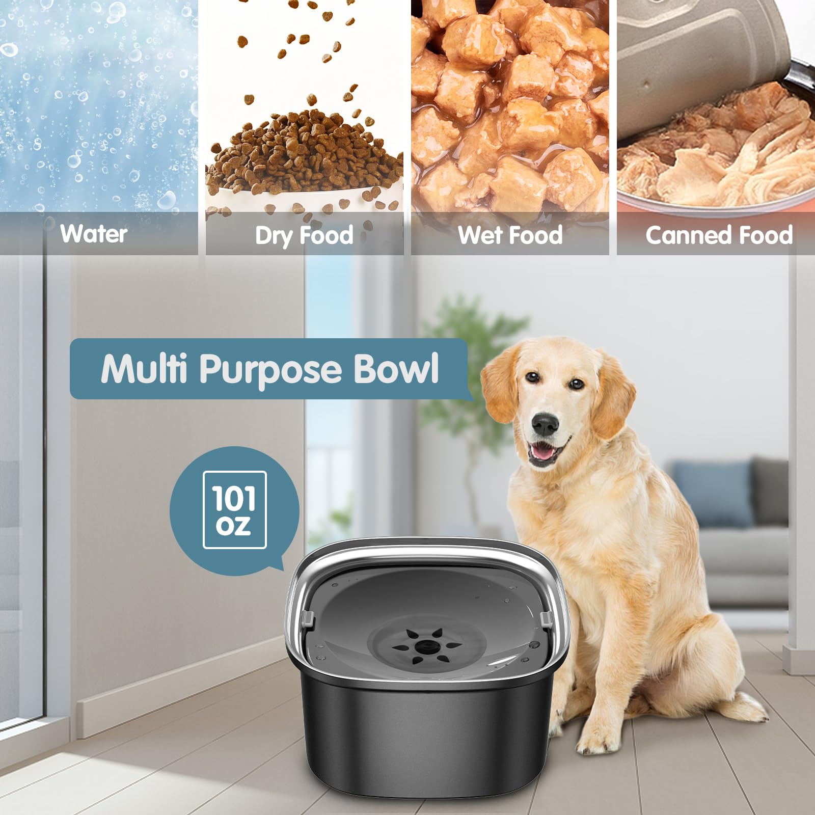 UPSKY easy-clean floating disk detaches for quick maintenance and hygienic water.