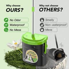 UPSKY 33-4 inch handle keeps you upright during cleanup.