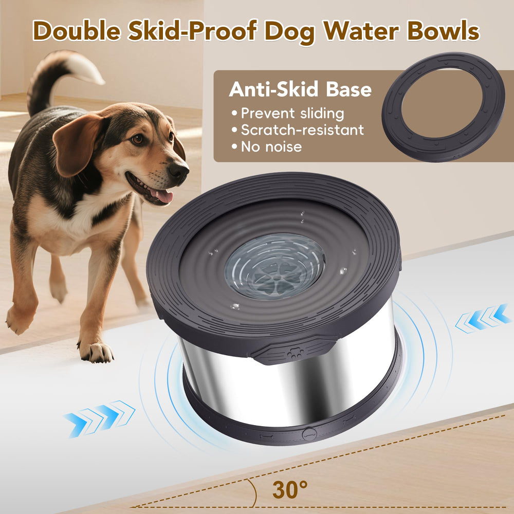 Upsky removable filter system keeps water clean and fresh between changes.