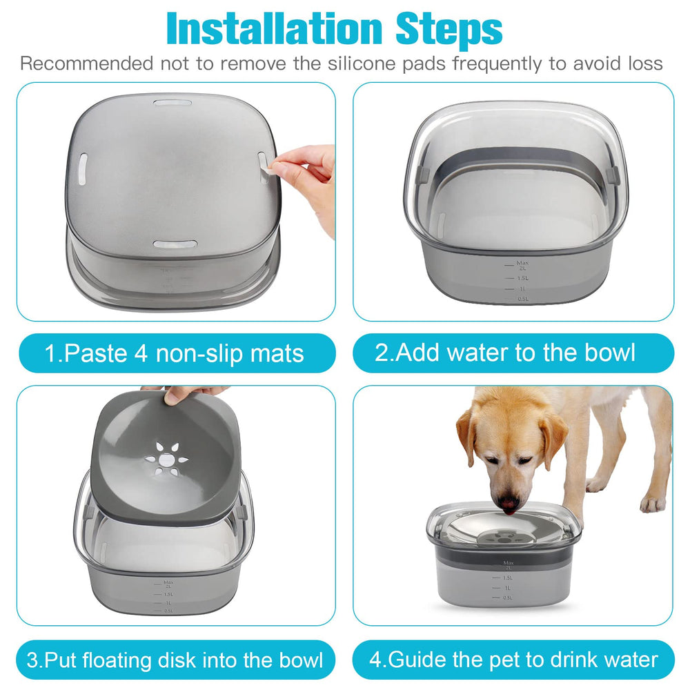 UPSKY floating disk disassembly highlights easy cleaning access.
